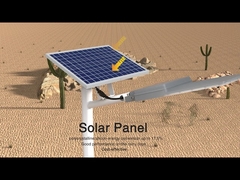 Lampadaires solaires à induction LED haute luminosité TR86 avec batterie et panneau sans électricité