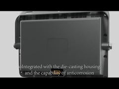 Projecteur solaire à panneaux mono, lampe solaire, projecteur à détecteur, lumière d'extérieur à LED solaire 5000lm TK03-2