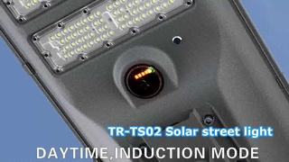 TR-TS02 Pourquoi choisir un lampadaire solaire tout-en-un ? Induction intelligente, longue durée
