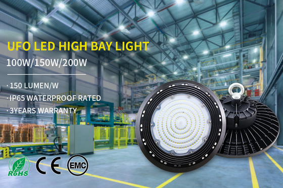 265V Industrial LED High Bay Light Aluminum Material 50000 Working Hours