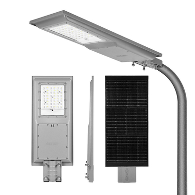 Aluminium Integrated All In One Solar LED Street Light Motion Sensor Inbuilt Battery 300 Watt